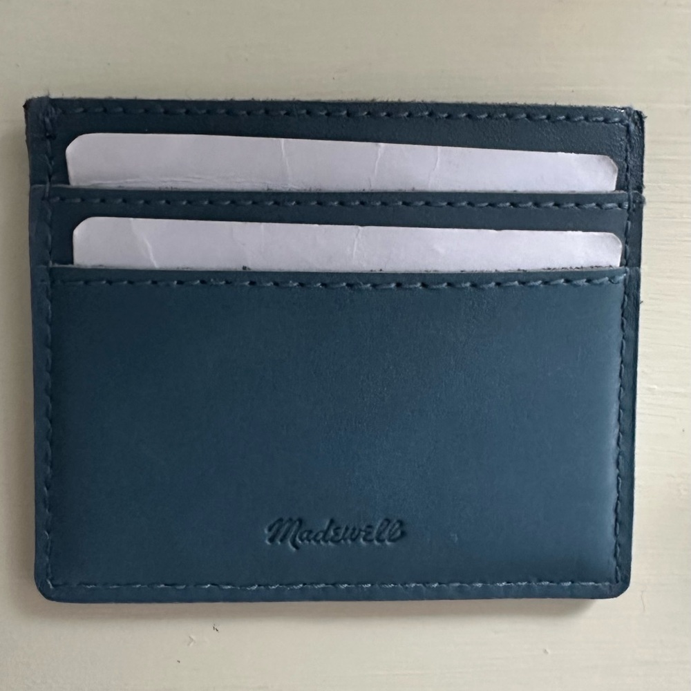 madewell • leather card holder